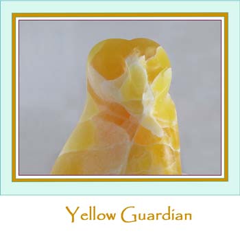 Yellow Guardian Sculpture